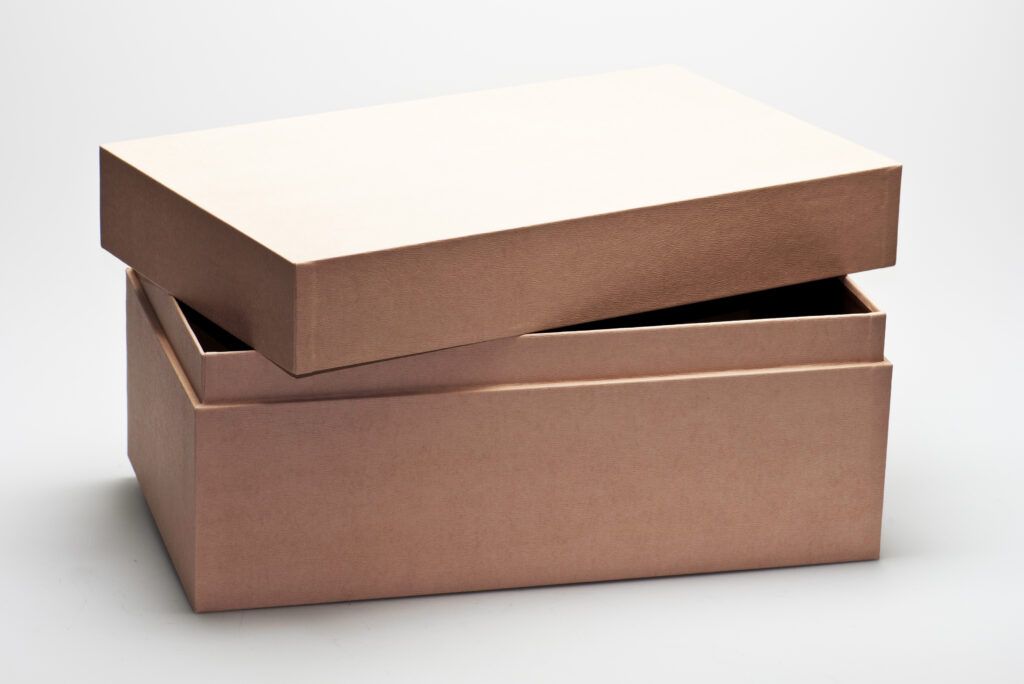 Rechteckige Schachtel Beige